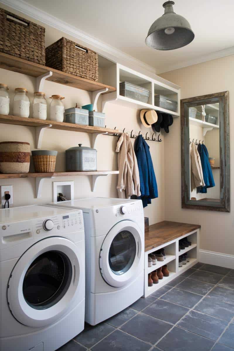 27 Clever Mudroom and Laundry Room Ideas To Maximize Space — free download