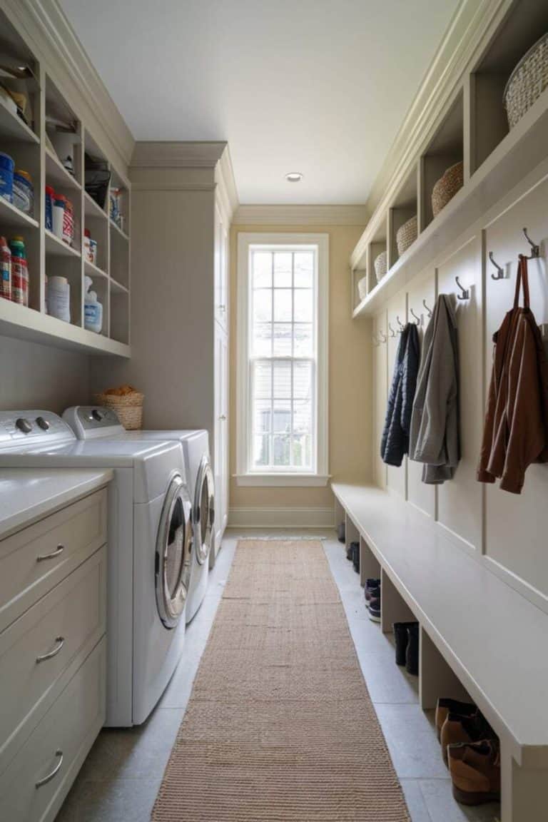27 Clever Mudroom and Laundry Room Ideas To Maximize Space