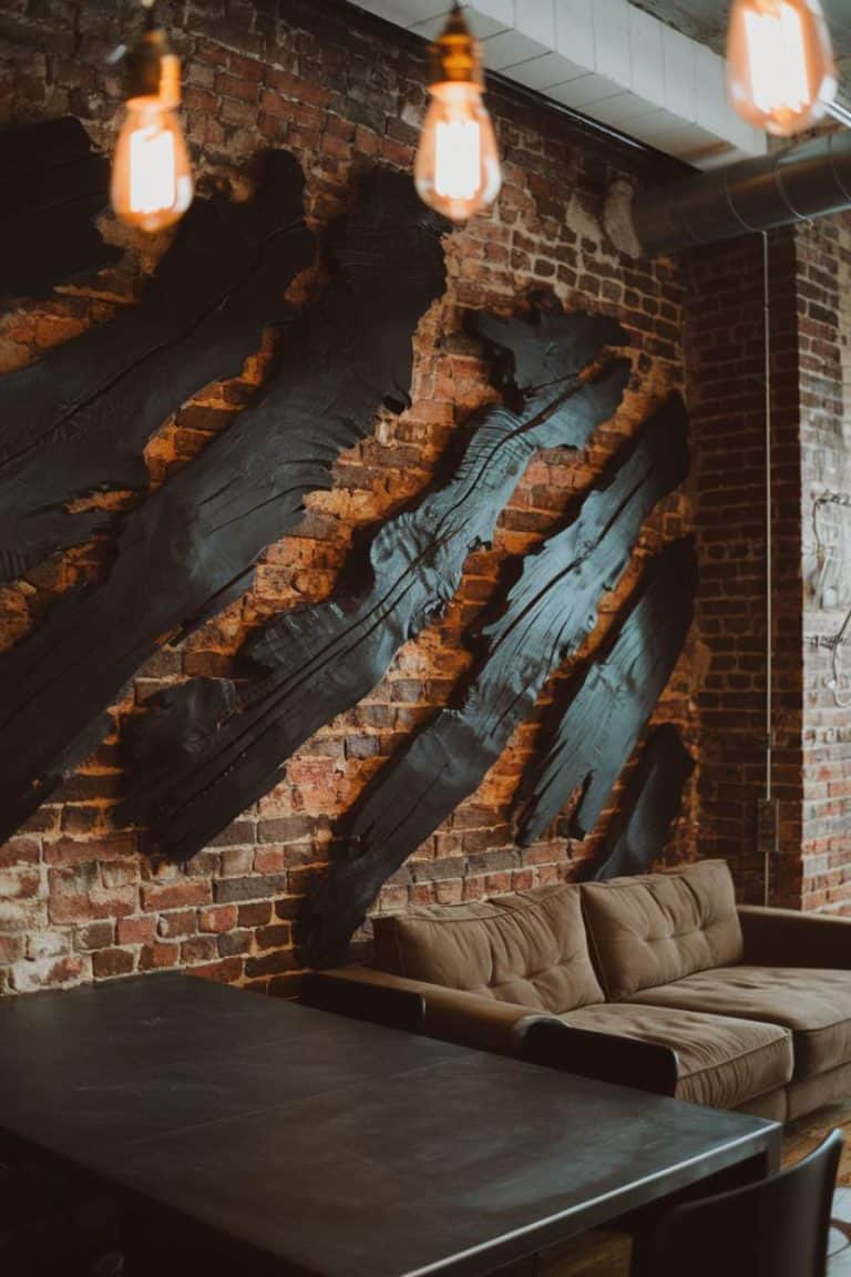 Textured Industrial Accent Wall Lighting Panels