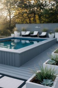 Gallery Detail: 35 Stylish Above Ground Pool Setups For Every Backyard