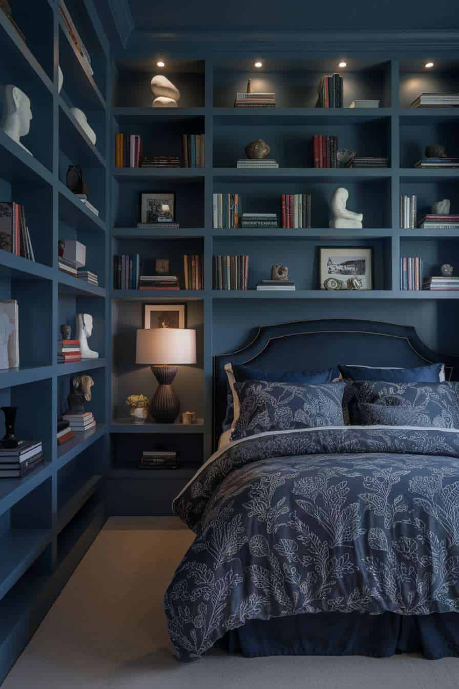 31 Dark Blue Bedroom Ideas for a Bold, Moody Aesthetic