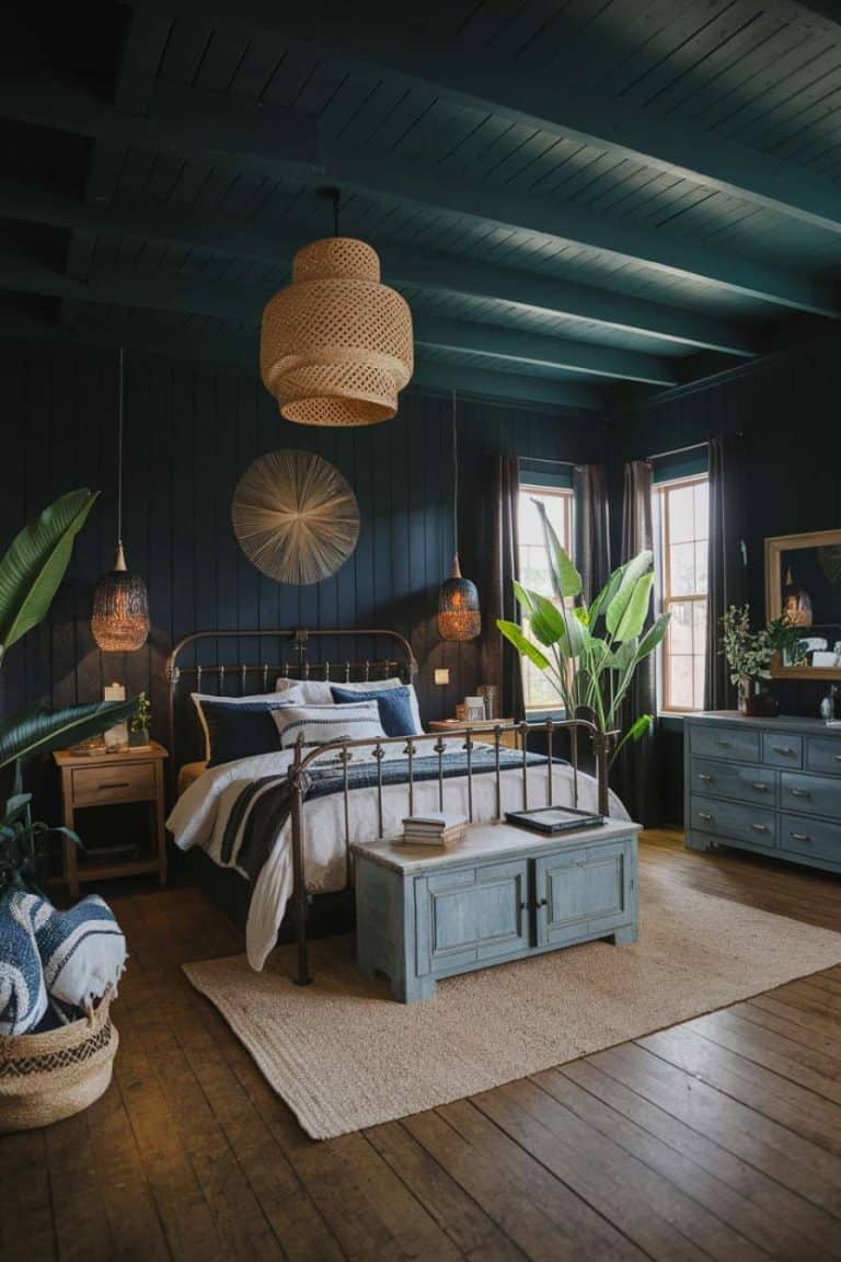 31 Dark Blue Bedroom Ideas for a Bold, Moody Aesthetic