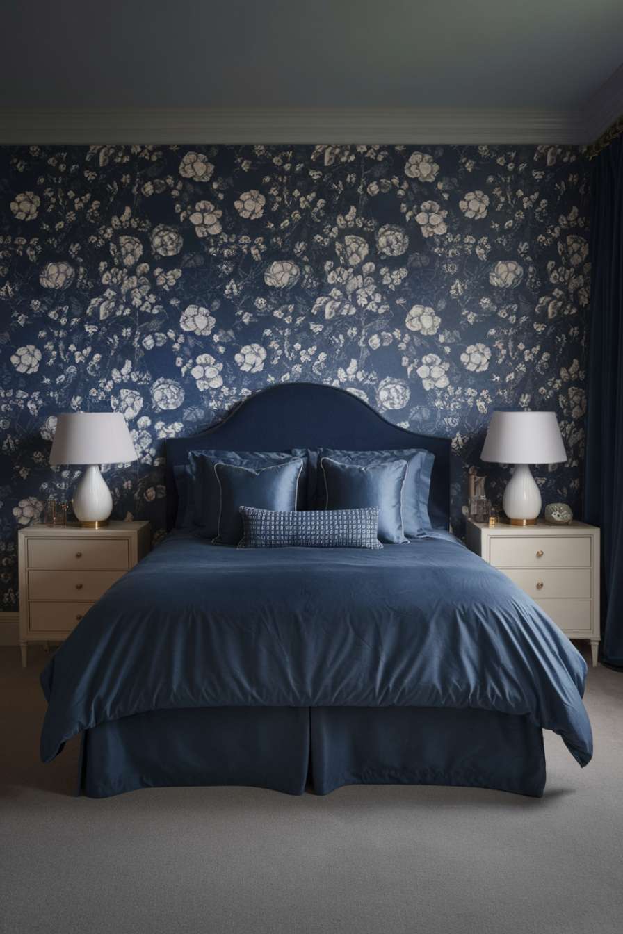 31 Dark Blue Bedroom Ideas for a Bold, Moody Aesthetic