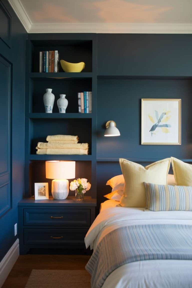 31 Dark Blue Bedroom Ideas for a Bold, Moody Aesthetic
