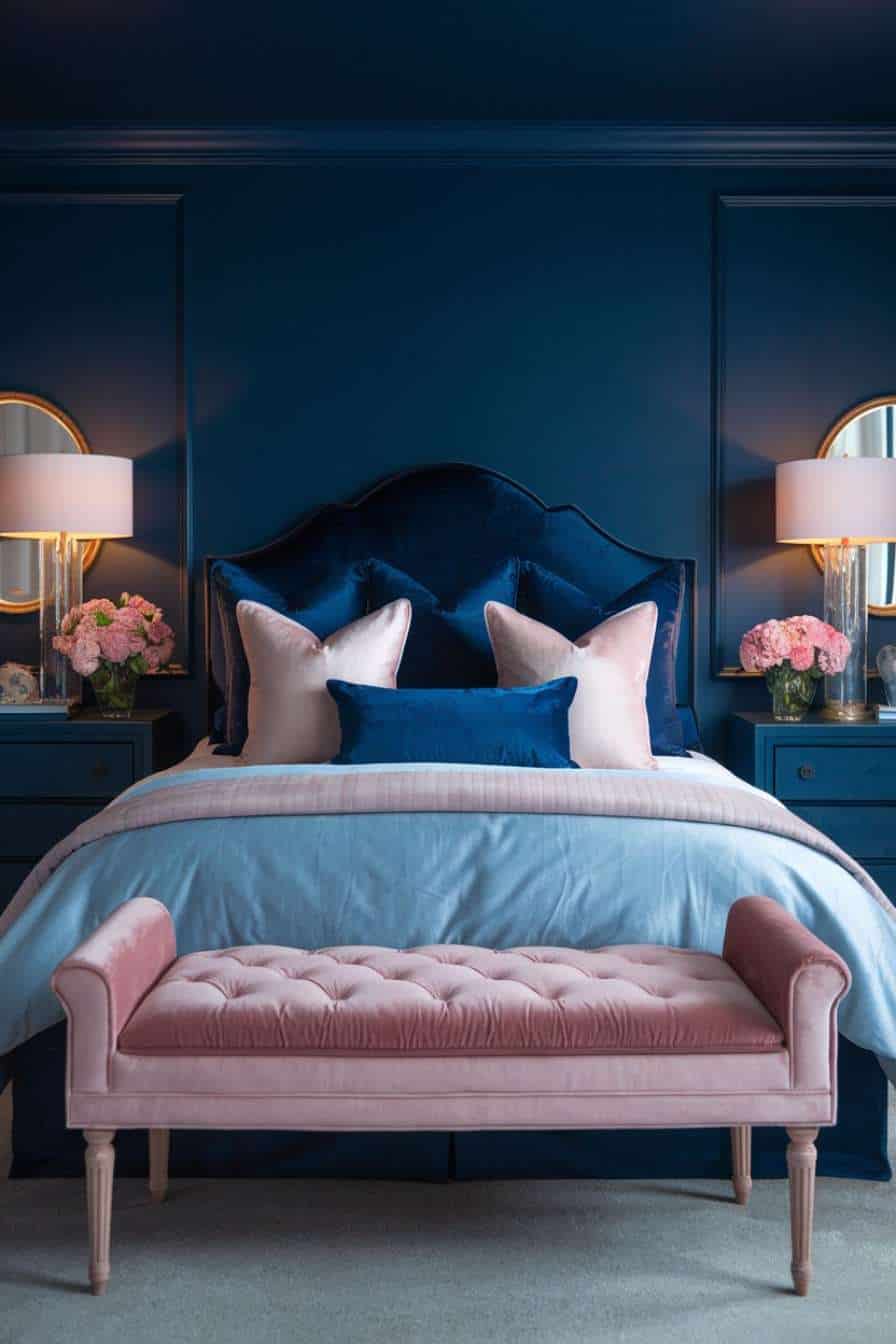 31 Dark Blue Bedroom Ideas for a Bold, Moody Aesthetic