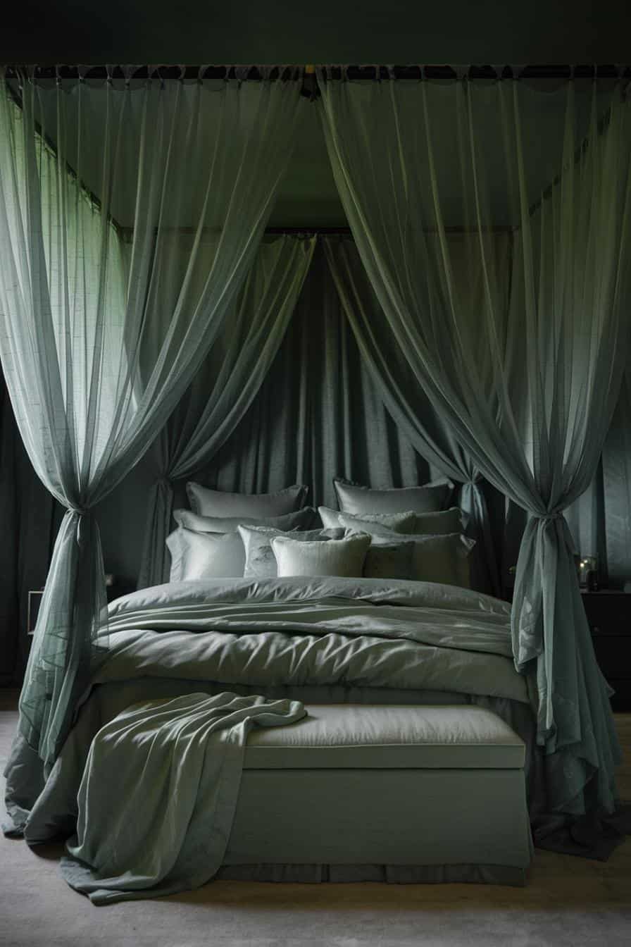 33 Dark Green Bedroom Ideas That Embody Luxe Comfort