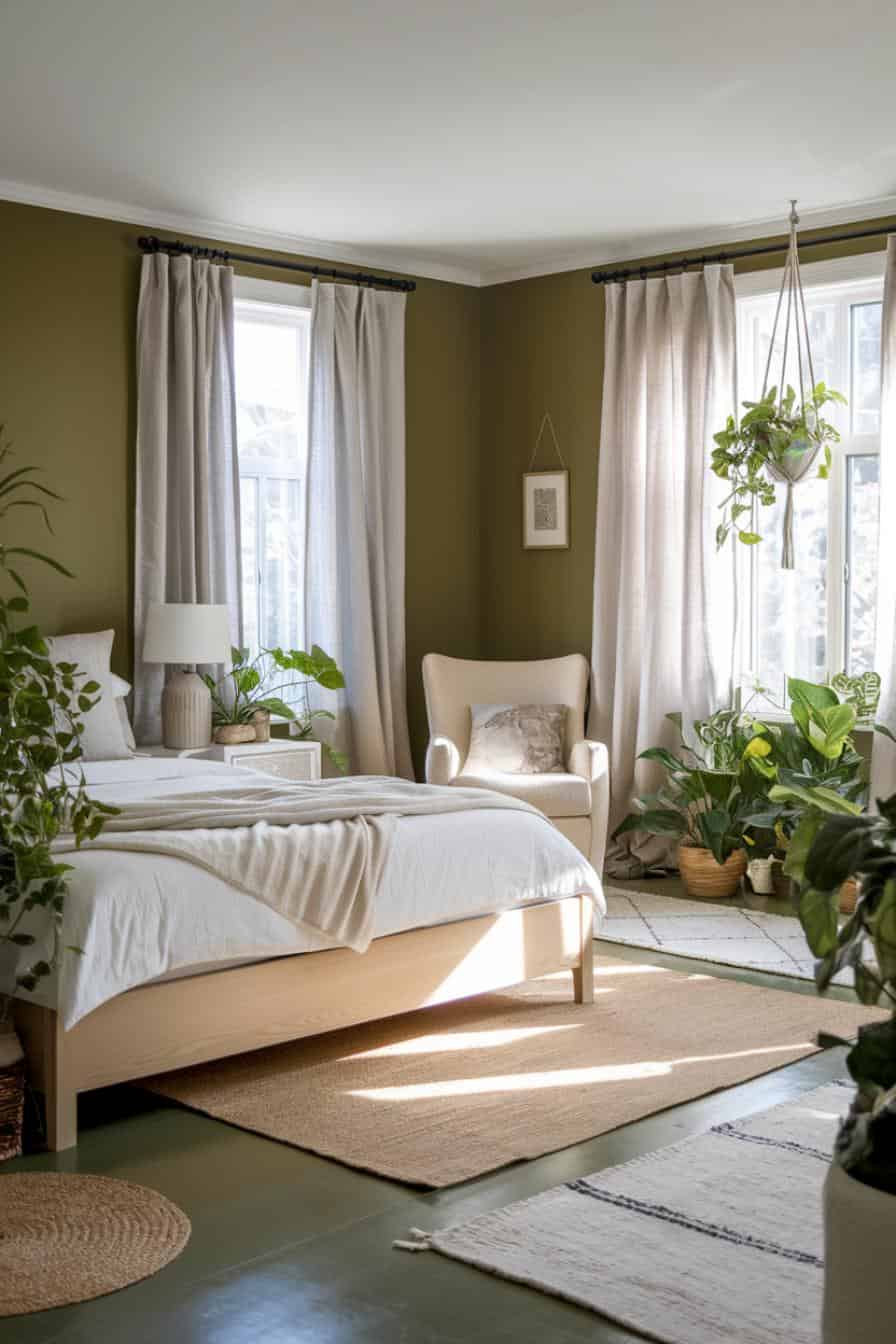 33 Dark Green Bedroom Ideas That Embody Luxe Comfort