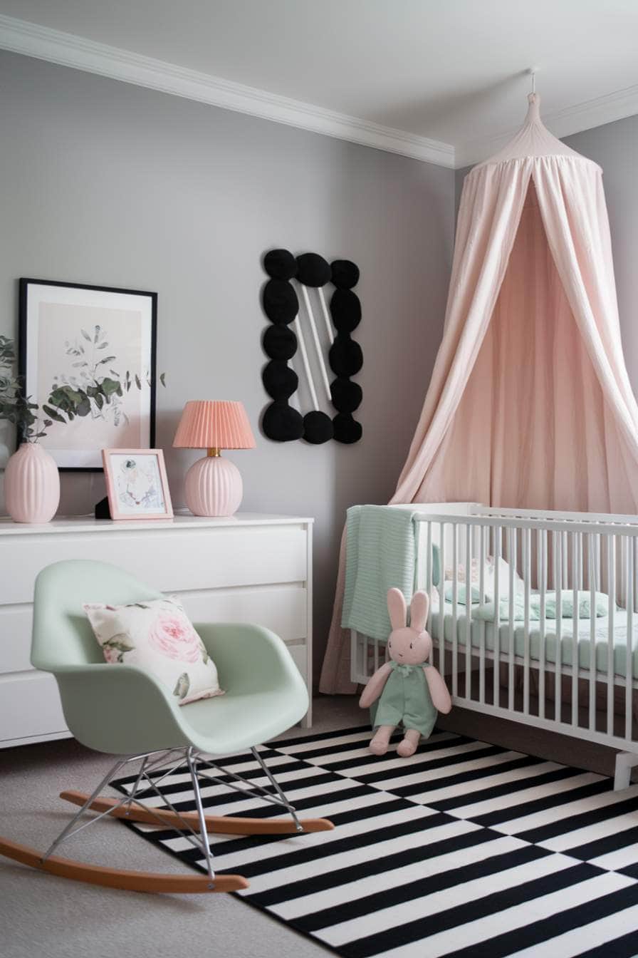 46 Modern Baby Girl Room Ideas for a Chic Nursery
