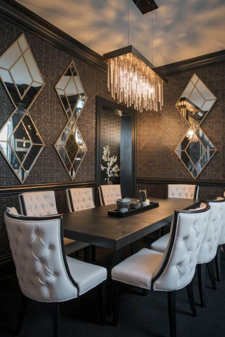 24 Moody Dining Room Ideas To Create an Elegant, Dramatic Ambiance