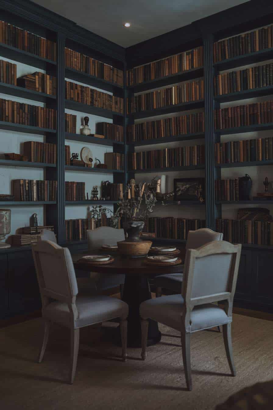 24 Moody Dining Room Ideas To Create an Elegant, Dramatic Ambiance