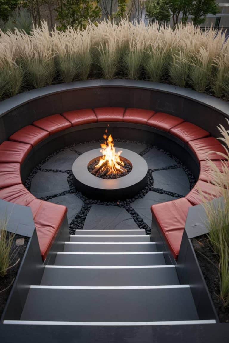 46 Creative Sunken Firepit Ideas To Warm Up Your Backyard
