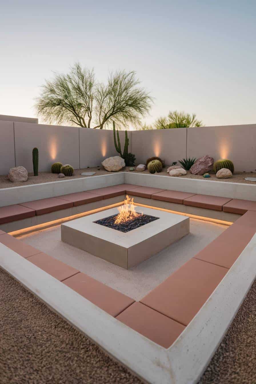46 Creative Sunken Firepit Ideas To Warm Up Your Backyard