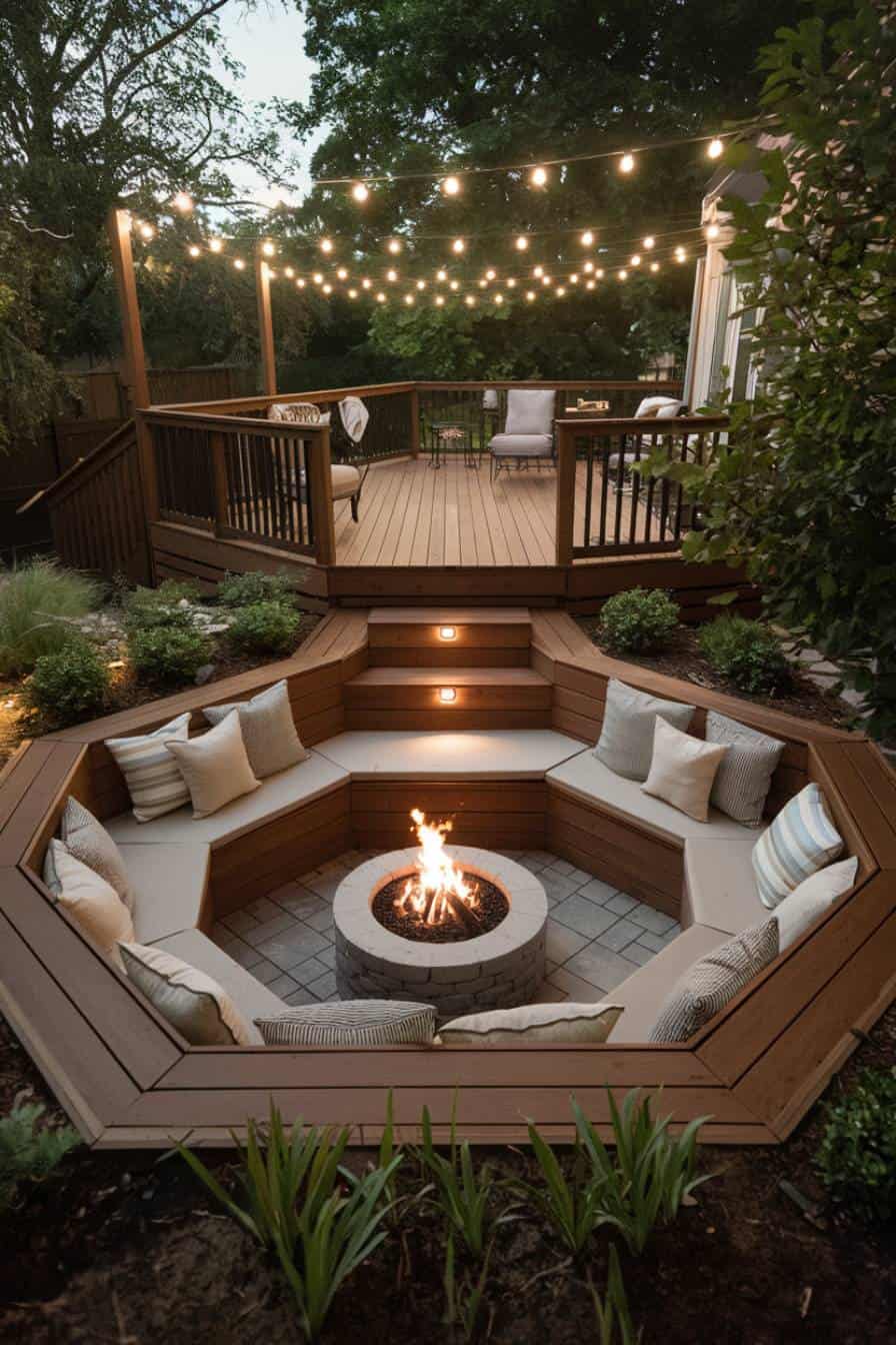 46 Creative Sunken Firepit Ideas To Warm Up Your Backyard
