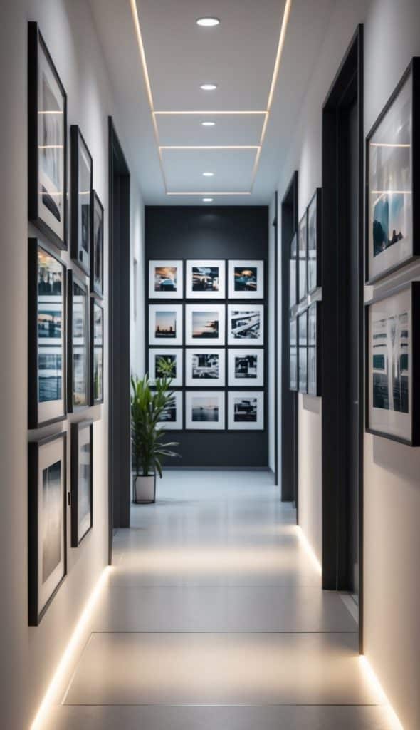 36 Hallway Photo Wall Ideas: Showcase Art and Memories in Style