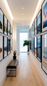 36 Hallway Photo Wall Ideas: Showcase Art and Memories in Style