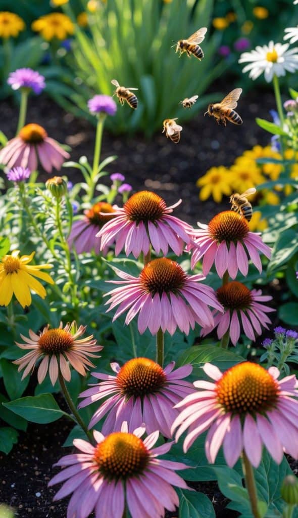 24 Pollinator Garden Ideas To Attract Bees and Butterflies