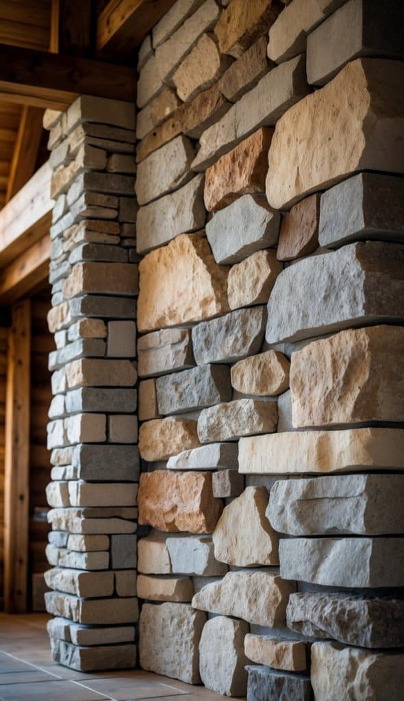 28 Interior Stone Wall Ideas To Level Up Your Home Decor