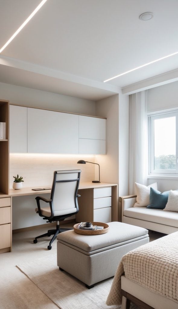 28 Guest Room Office Combo Ideas To Blend Work and Comfort