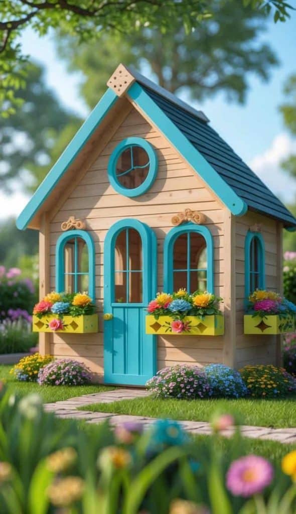23-outdoor-playhouse-decor-ideas-for-kids-dream-spaces