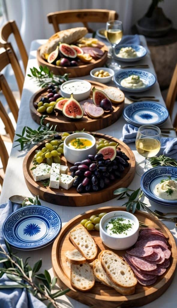 40 Greek Tablescape Ideas: Aegean and Mediterranean Vibes