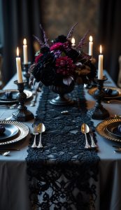 22 Gothic Tablescape Ideas for a Spooky Yet Stylish Setting