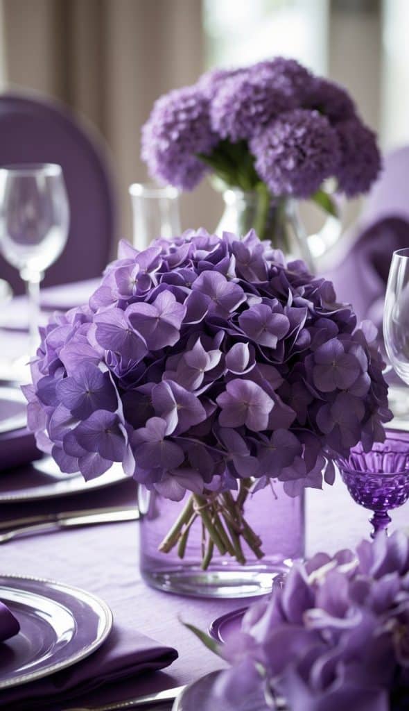 33 Purple Tablescape Ideas for Bold Celebrations