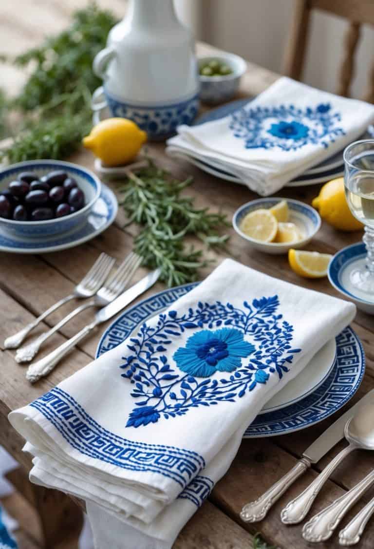 40 Greek Tablescape Ideas: Aegean and Mediterranean Vibes