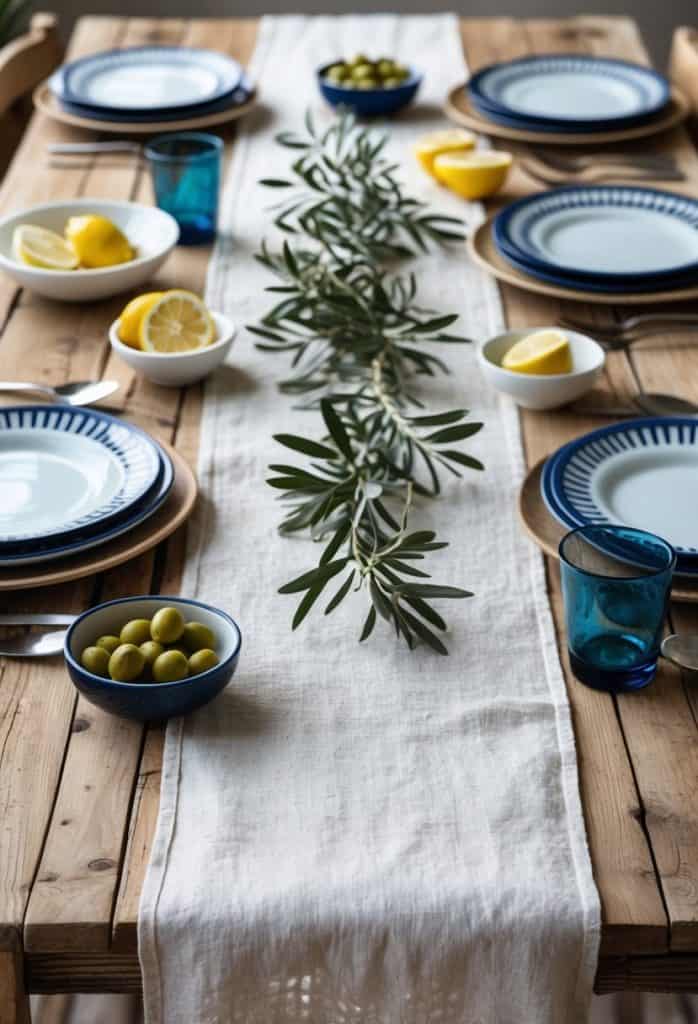 40 Greek Tablescape Ideas: Aegean and Mediterranean Vibes