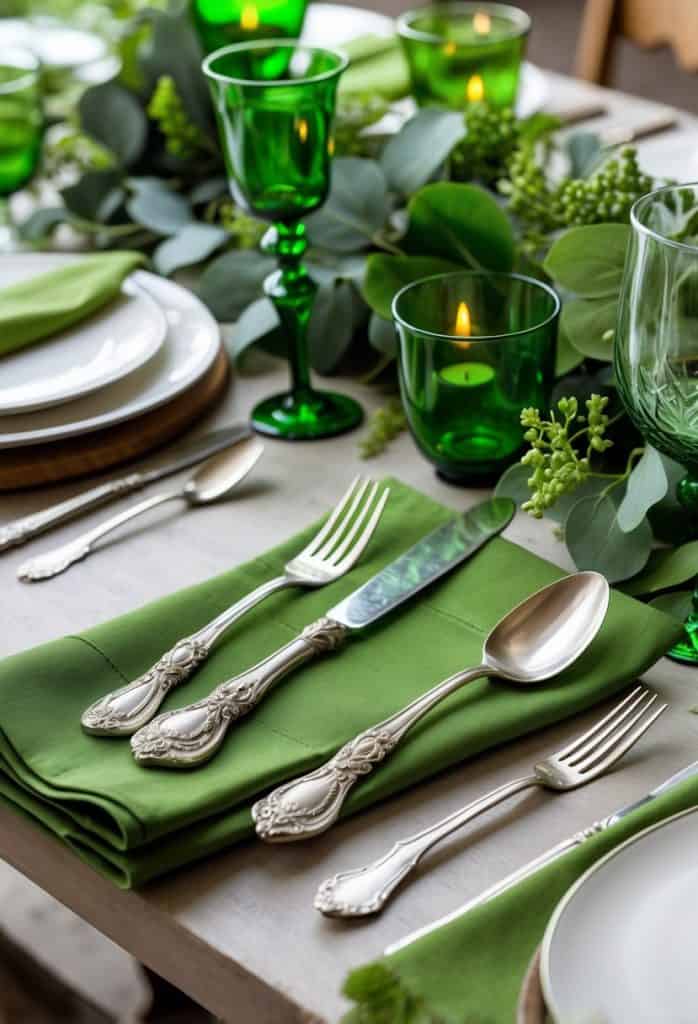 26 Green Tablescape Ideas for Stylish, Fresh Dining