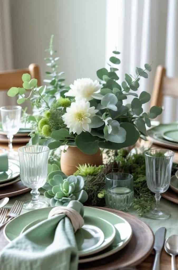 37 Sage Green Tablescape Ideas: Calming Inspo for Events