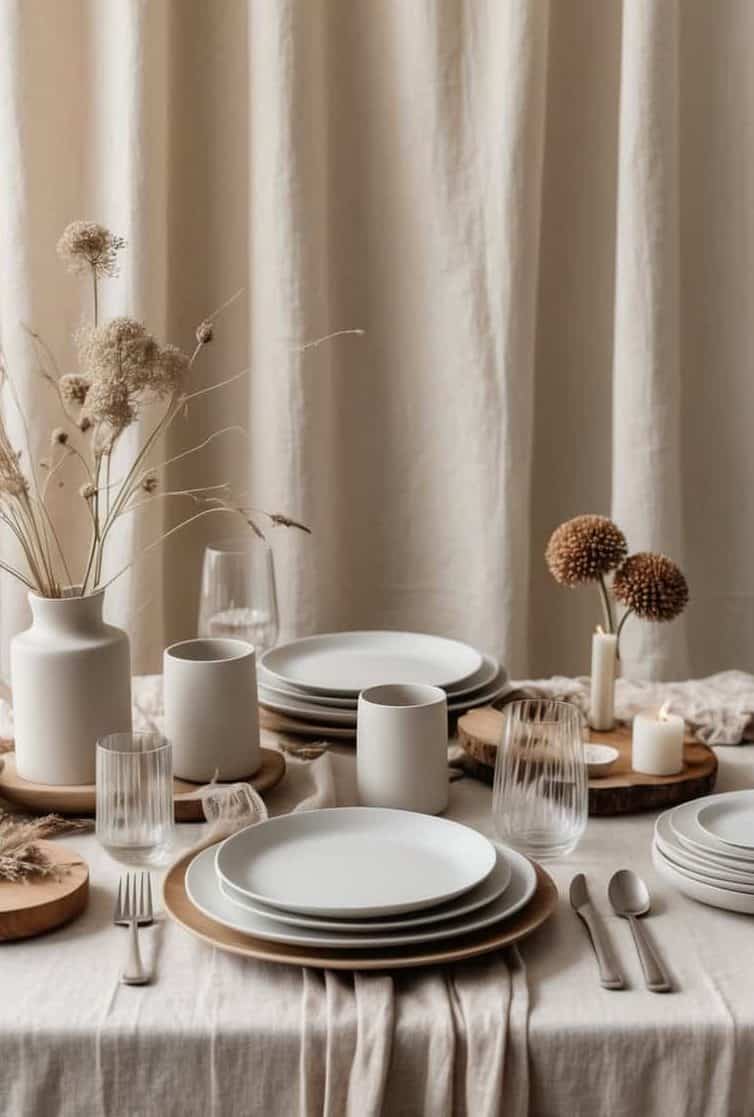 26 Neutral Tablescape Ideas for Effortless Elegance