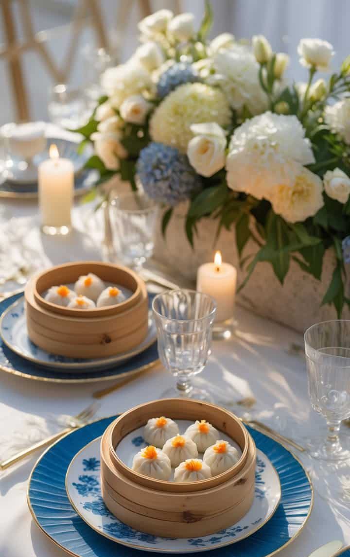 33 Chinoiserie Tablescape Ideas: Ginger Jars, Pagodas, Cherry Blossoms