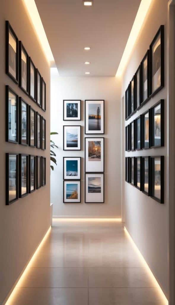 36 Hallway Photo Wall Ideas: Showcase Art and Memories in Style