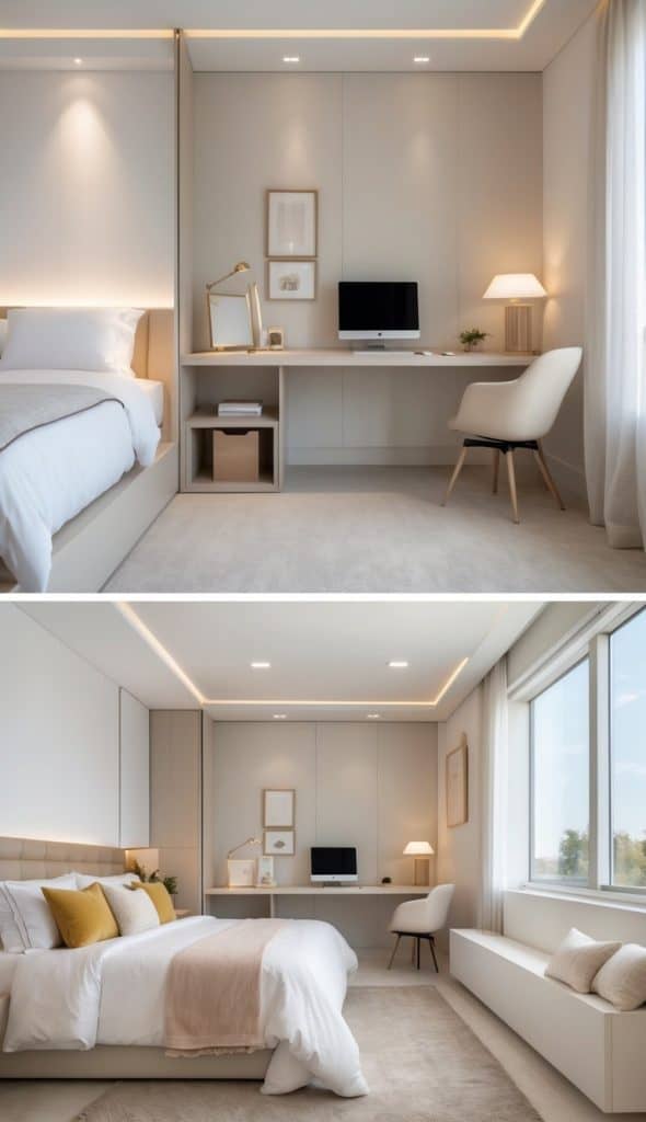 28 Guest Room Office Combo Ideas To Blend Work and Comfort