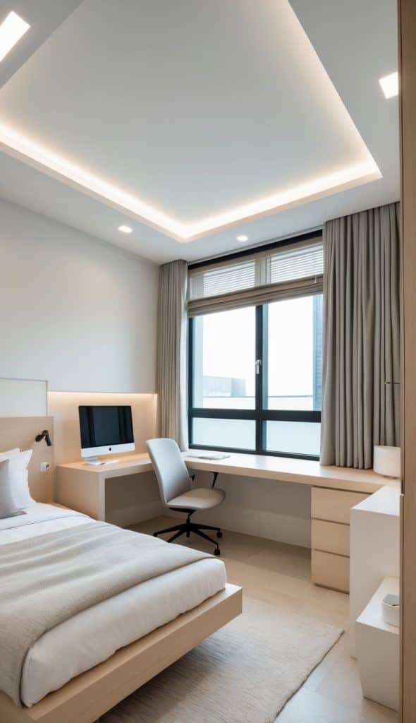 28 Guest Room Office Combo Ideas To Blend Work and Comfort