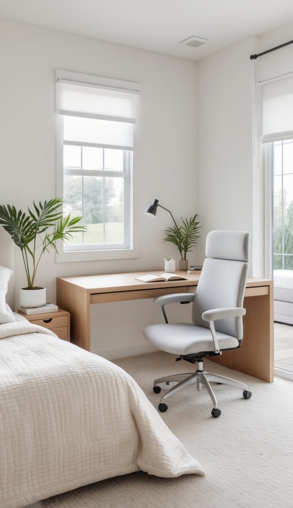 28 Guest Room Office Combo Ideas To Blend Work and Comfort