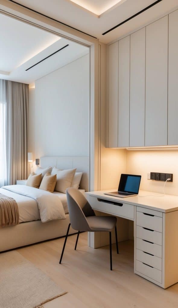 28 Guest Room Office Combo Ideas To Blend Work and Comfort
